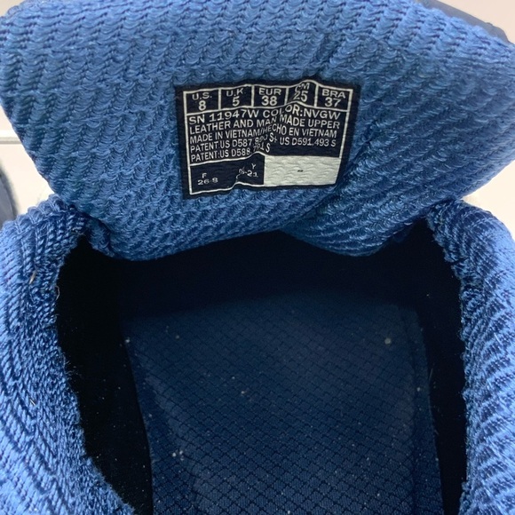 Skeckers Sports Woman's D'Lites Blue Pink Memory Foam Lace Up Wide Fit - 8 - Picture 9 of 9